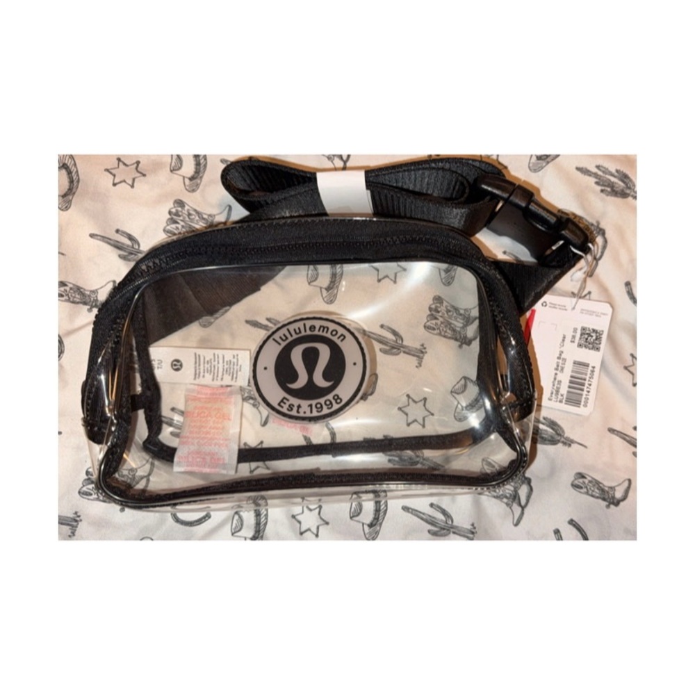 Clear lululemon belt bag